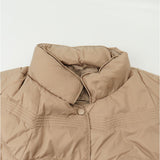 ダウンジャケット レディース ショート フードなし 通販 ダウンコート ジャケット 中綿 コート 冬 秋 防寒 ショート丈 アウター きれいめ おしゃれ ショートダウン 軽量 暖かい 大人