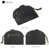 コインケース ゾウ ミニ財布 通販 小銭入れ ポーチ ミニサイフ レディース 小物入れ かわいい おしゃれ シンプル キーケース アニマル 動物 通勤 通学 コンパクト スリム 薄型