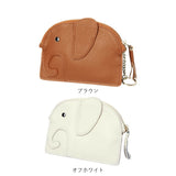 コインケース ゾウ ミニ財布 通販 小銭入れ ポーチ ミニサイフ レディース 小物入れ かわいい おしゃれ シンプル キーケース アニマル 動物 通勤 通学 コンパクト スリム 薄型