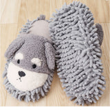 モップスリッパ かわいい 通販 アニマルモップスリッパ お掃除スリッパ 洗える ルームシューズ 室内履き モップ お掃除 室内 掃除 床掃除 フローリング お掃除グッズ インテリア 生活雑貨