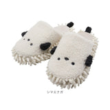 モップスリッパ かわいい 通販 アニマルモップスリッパ お掃除スリッパ 洗える ルームシューズ 室内履き モップ お掃除 室内 掃除 床掃除 フローリング お掃除グッズ インテリア 生活雑貨