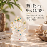 ガネーシャ 置物 通販 開運インテリア 縁起物置物 象オブジェ 金運上昇グッズ 商売繁盛祈願 学問の神様 インド神様置物 ガネーシャ置物 クリアオブジェ 玄関飾りインテリア
