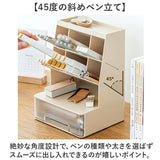 卓上収納ボックス 引き出し 通販 デスクオーガナイザー ペン立て大容量 卓上収納ラック 小物入れ 文房具整理ケース オフィスデスク収納 化粧品収納ボックス メイクボックス
