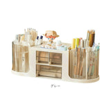 卓上収納ボックス 通販 デスク収納ボックス 卓上 デスク収納 ペン立て 回転 文房具収納ケース デスク 収納 引き出し 小物ケース 収納ケース 小物入れ 卓上収納 大容量 卓上整理 小物収納