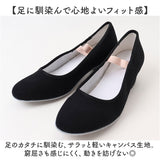キャラクターシューズ バレエ ヒール 通販 バレエシューズ ダンスシューズ シューズ 靴 くつ 黒 ブラック 社交 ジャズダンス 布製 平ゴム 2.5cm クッション性 蒸れにくい 発表会 舞台