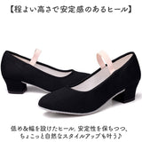 キャラクターシューズ バレエ ヒール 通販 バレエシューズ ダンスシューズ シューズ 靴 くつ 黒 ブラック 社交 ジャズダンス 布製 平ゴム 2.5cm クッション性 蒸れにくい 発表会 舞台