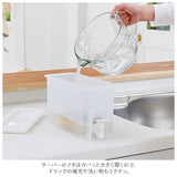 COGIT コジット ドリンクサーバー ３L 通販 ピッチャー ジャグ ポット サーバー ハンドポット 麦茶ポット 冷水ポット ドリンクサーバー 蛇口付き 麦茶サーバー 省スペース 冷蔵庫 整理