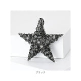 星型 ブローチ 通販 星 スター アクセサリー ビジュー ラインストーン 小さめ おしゃれ シンプル かわいい キラキラ 卒業式 入学式 卒園式 入園式 フォーマル ジャケット 女性