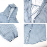 パーカー カーディガン ロング 薄手 レディース 通販 羽織り 羽織 長袖 涼しい フード付き ゆったり 体型カバー シースルー ロング丈 シンプル 冷房対策 冷え対策 通気性 かわいい 海 OL