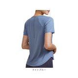 ヨガウェア トップス 半袖 通販 体型カバー ジムウェア ヨガトップス ヨガ Tシャツ トレーニングウェア フィットネスウェア ピラティスウェア ホットヨガ スポーツウェア レディース 女性