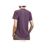 ヨガウェア トップス 半袖 通販 体型カバー ジムウェア ヨガトップス ヨガ Tシャツ トレーニングウェア フィットネスウェア ピラティスウェア ホットヨガ スポーツウェア レディース 女性
