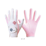 ゴルフ グローブ 通販 ゴルフグローブ 女性 レディース 合成皮革 手袋 てぶくろ 両手 ゴルフ手袋 ゴルフ用品 スポーツグローブ 通気性 快適 伸縮性 滑りにくい 大人かわいい おしゃれ