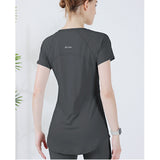 ヨガウェア Tシャツ トップス 通販 tシャツ レディースTシャツ 半袖 ロング丈 ランニングウェア 重ね着 バックデザイン ランニング ヨガ 通気性 ピラティス ホットヨガ エクササイズ