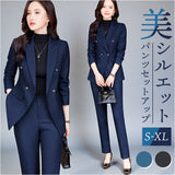 ビジネススーツ レディース 通販 セットアップ パンツスーツ 上下セット セレモニー オフィス ビジネス 通勤 ジャケット パンツ 上品 リクルート セレモニースーツ ママスーツ おしゃれ