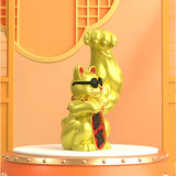 招き猫 置物 2体セット 通販 まねき猫 まねきねこ 置き物 オブジェ インテリア かわいい 可愛い マッスル 動物 アニマル ネコ ねこ キャット 玄関 リビング ギフト 贈りもの 贈り物 贈物