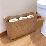 収納 かご バスケット 通販 北欧 おしゃれ 雑誌 マガジンラック トイレットペーパー ペットボトル 缶 軽量 軽い 紙製 ペーパー素材 丈夫 コーティング 加工 手作り ハンドメイド SPICE OF