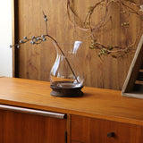 BOLD フラワーベース ナロー Sサイズ 通販 花瓶 花びん 花器 かびん SPICE OF LIFE DGGF2011 おしゃれ ガラス 木製 小さめ 小さい 置物 金魚鉢 引っ越し祝い プレゼント ギフト 新生活