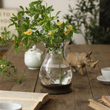 BOLD フラワーベース ナロー Sサイズ 通販 花瓶 花びん 花器 かびん SPICE OF LIFE DGGF2011 おしゃれ ガラス 木製 小さめ 小さい 置物 金魚鉢 引っ越し祝い プレゼント ギフト 新生活