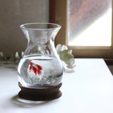 BOLD フラワーベース ナロー Sサイズ 通販 花瓶 花びん 花器 かびん SPICE OF LIFE DGGF2011 おしゃれ ガラス 木製 小さめ 小さい 置物 金魚鉢 引っ越し祝い プレゼント ギフト 新生活