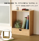 たけやか バンブー 引き出し付き ブックシェルフ 通販 TAKEYAKA 本立て SPICE OF LIFE KJLS2250 卓上 本棚 本箱 ブックエンド 収納 ラック 小物入れ 棚 竹 木製 おしゃれ ナチュラル