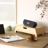 たけやか バンブー 引き出し付き モニタースタンド 通販 TAKEYAKA モニター台 SPICE OF LIFE KJLS2260 机上台 w480 d235 h125 収納 ラック 小物入れ 棚 コンパクト 竹 木製 おしゃれ