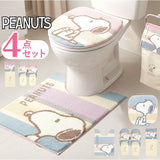 トイレマット セット キャラクター 通販 ペーパーホルダーカバー フタカバー トイレスリッパ 4点セット トイレセット マット カバー スリッパ トイレファブリック トイレタリーセット