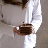 コースター 木製 通販 おしゃれ ナチュラル 丸 ラウンド 円形 木 アカシア 小皿 お茶菓子 茶托 茶たく 滑り止め付き SPICE OF LIFE BONO BONO ボーノボーノ WHLT5159