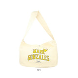 What it isNt MARK GONZALES キャンバスバッグ ショルダー 通販 ショルダーバッグ 2H9-13122 ショルダーバック キャンバスバック ニュースペーパーバッグ 肩掛け ななめかけ 斜めかけ