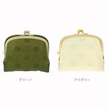 財布 レディース 二つ折 ブランド 通販 un signet アンシグネ がま口 二つ折り財布 本革 レザー 日本製 大人 かわいい ドット 水玉 55212 おしゃれ シンプル カジュアル ナチュラル