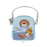 ポーチ 小物入れ 通販 Lyre リタちゃん メイクポーチ マルチケース コスメポーチ 刺繍 スパンコール 化粧ポーチ 持ち運び スリム コンパクト オフィス かわいい おしゃれ キュート