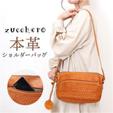 zucchero ズッケロ ショルダーバッグ 49682 通販 ショルダーバック ショルダー 肩掛け 斜めかけ ななめかけ 革 レザー 本革 小さめ 小さい 軽い 軽量 レディース 大人 通勤 通学 おしゃれ