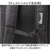 スラッシャー リュック THRASHER VJTH-0015 通販 バックパック リュックサック デイパック ブランド 通学リュック A4 通学バッグ 黒 ブラック 通学 通勤 大容量 メンズ レディース 女子