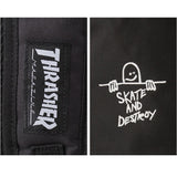 スラッシャー リュック THRASHER VJTH-0015 通販 バックパック リュックサック デイパック ブランド 通学リュック A4 通学バッグ 黒 ブラック 通学 通勤 大容量 メンズ レディース 女子