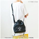 THRASHER スラッシャー ショルダーバッグ 巾着 通販 ショルダーバック ショルダー 巾着バッグ 巾着バック 斜め掛けバッグ 斜め掛けバック 肩掛けバッグ 肩掛けバック 斜め掛け 肩掛け