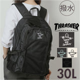 スラッシャー リュック THRASHER THR-299 通販 リュックサック バックパック バッグ ポリエステル 軽量 30l 30リットル レディース メンズ 通勤 通学 ブラック 黒 バック 鞄 オシャレ