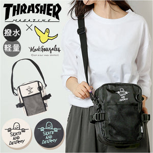 スラッシャー ショルダーバッグ THRASHER THR-300 通販 縦型ショルダーバッグ ショルダーバック 斜め掛け 斜めがけ ミニショルダー メンズ レディース 軽量 バッグ バック 鞄 おしゃれ