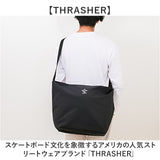 THRASHER スラッシャー バッグ THR-307 通販 マークゴンザレス ショルダーバッグ ショルダーバック 斜めがけバッグ 大きめ メンズ レディース ブランド ナイロン おしゃれ シンプル ロゴ