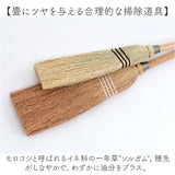 座敷 ほうき 屋内 通販 ソルガムホウキ スローピングショルダー S 箒 ホウキ 19×70cm 座敷ほうき 室内 掃除用具 掃除用品 使い やすい 掃除道具 短い 柄 短柄 ナチュラル エコ おしゃれ