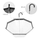 ビニール傘 レディース 通販 傘 65cm  長傘 大きい ドーム型 手開き グラスファイバー骨 女子 高校生 中学生 女の子 レイングッズ かさ 雨傘 おしゃれ アンブレラ 軽量