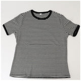 半袖tシャツ レディース 通販 シャツ カットソー Tシャツ リンガーtシャツ リブボーダー トップス Uネック ラウンドネック 無地 シンプル カジュアル おしゃれ 大人 可愛い 春 夏