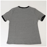 半袖tシャツ レディース 通販 シャツ カットソー Tシャツ リンガーtシャツ リブボーダー トップス Uネック ラウンドネック 無地 シンプル カジュアル おしゃれ 大人 可愛い 春 夏