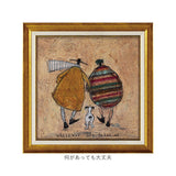 アートフレーム 通販 日本 サムトフト SamToft 壁掛けアート 絵画 壁飾り W40.5 x H40.5cm インテリア モダン 壁掛け アート 玄関 リビング 寝室 癒し おしゃれ 額入り 飾る 新生活