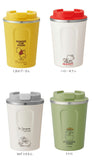 タンブラー 蓋付き おしゃれ 通販 コーヒー ふた付き かわいい フタ付 保温 保冷 テイクアウト コップ 350ml キャラクター グッズ ディズニー スヌーピー ミッキー プーさん キティ