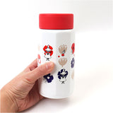 ステンレスボトル 350ml 通販 マグボトル 水筒 ボトル マグ 八角形 ステンレス 直飲み 保温 保冷 持ち運び かわいい オシャレ 通勤 通学 お出掛け お出かけ キャラクター スケーター