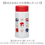 ステンレスボトル 350ml 通販 マグボトル 水筒 ボトル マグ 八角形 ステンレス 直飲み 保温 保冷 持ち運び かわいい オシャレ 通勤 通学 お出掛け お出かけ キャラクター スケーター