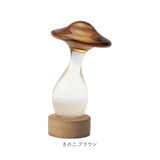 ストームグラス 気象計 きのこ 通販 ガリレオ 気象計 天気予報 結晶 化学 サイエンス ガラス 科学 室内 シンプル インテリア かわいい おしゃれ ナチュラル きのこ雑貨
