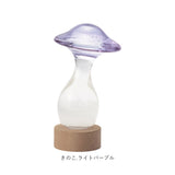 ストームグラス 気象計 きのこ 通販 ガリレオ 気象計 天気予報 結晶 化学 サイエンス ガラス 科学 室内 シンプル インテリア かわいい おしゃれ ナチュラル きのこ雑貨