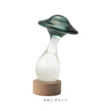 ストームグラス 気象計 きのこ 通販 ガリレオ 気象計 天気予報 結晶 化学 サイエンス ガラス 科学 室内 シンプル インテリア かわいい おしゃれ ナチュラル きのこ雑貨