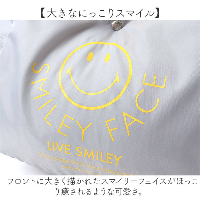 SMILEY FACE スマイリーフェイス トートバッグ 通販 ショッピングトートバック ショッピングトートバッグ トートバック トート 手提げ エコバッグ エコバック 肩掛け 買い物袋 収納力