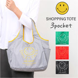 SMILEY FACE スマイリーフェイス トートバッグ 通販 ショッピングトートバック ショッピングトートバッグ トートバック トート 手提げ エコバッグ エコバック 肩掛け 買い物袋 収納力